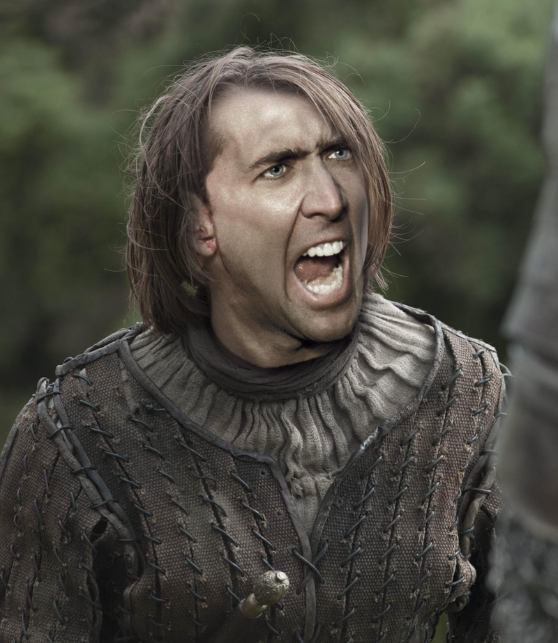 Illustration for article titled Cage Of Thrones Is The Best Nicholas Cage Mashup To Date